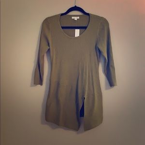 NY&C Side Slit Sweater